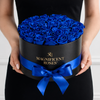 Preserved Blue Velvet Roses