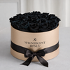 Preserved Black Roses