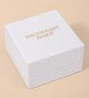 Magnificent Roses® Personalized Connected Love Miniature Pink Rose Keepsake Box