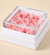 Magnificent Roses® Personalized Connected Love Miniature Pink Rose Keepsake Box