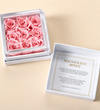 Magnificent Roses® Personalized Connected Love Miniature Pink Rose Keepsake Box