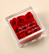 Magnificent Roses® Personalized Write Your Own Miniature Red Rose Keepsake Box