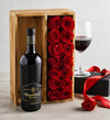Magnificent Roses® Preserved Roses with Reserve Cabernet Sauvignon
